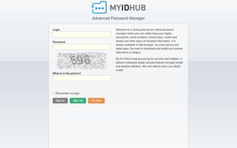 My ID HUB | Advanced Online Password Manager