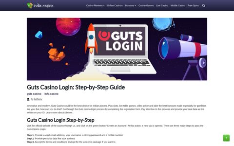 Guts Casino Login: How to Create Your Account Step-by-Step