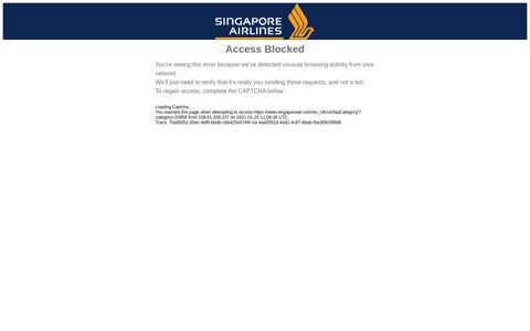 Help and FAQs - Singapore Airlines