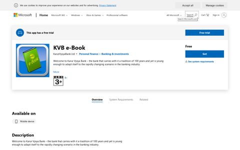 Get KVB e-Book - Microsoft Store en-IN