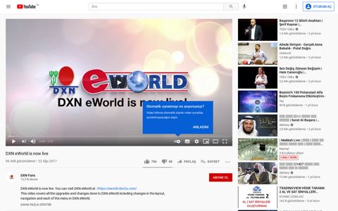 DXN eWorld is now live - YouTube