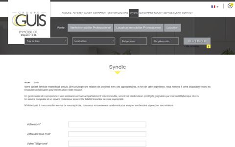 Syndic - Guis Immobilier