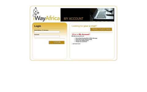 My Account - iWay Africa