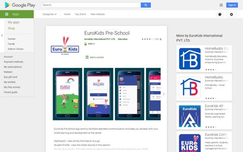 EuroKids Pre-School – Apps on Google Play