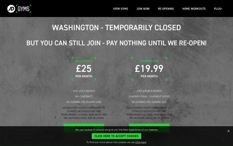 Gym Membership Washington | Join Online Now | JD Gyms