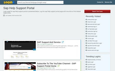 Sap Help Support Portal - Loginii.com