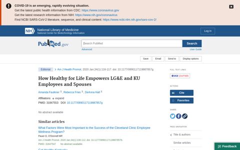 How Healthy for Life Empowers LG&E and KU Employees and ...