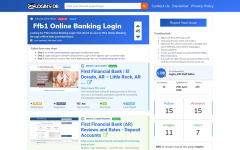 Ffb1 Online Banking Login - Logins-DB