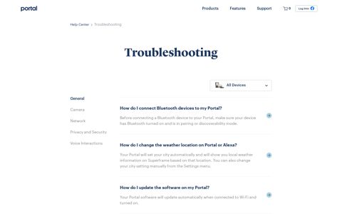 Troubleshooting - Portal from Facebook: Help Center