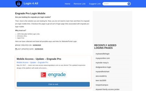 engrade pro login mobile - Official Login Page [100% Verified]
