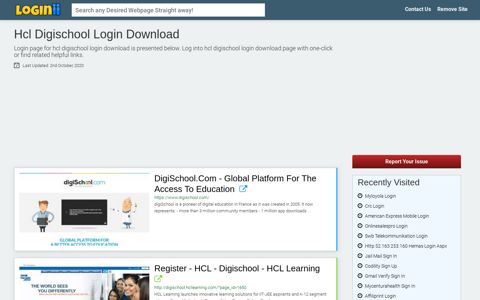 Hcl Digischool Login Download - Loginii.com