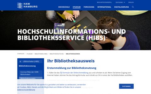 Bibliotheksausweis - HAW Hamburg