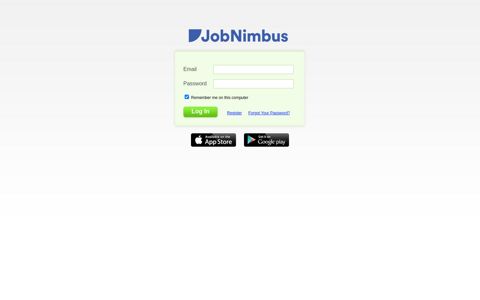 Log In to JobNimbus