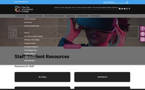 Staff/Student Resources - The City of Liverpool College