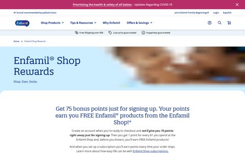 Enfamil Shop Rewards | Enfamil US