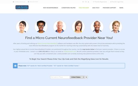 Micro Current Neurofeedback Providers | Iasis Tech