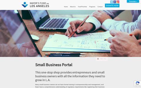 Small Business Portal - Mayor's Fund for Los AngelesMayor's ...