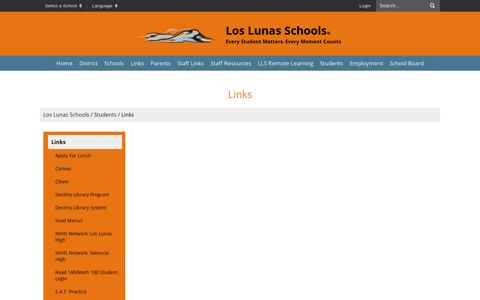 Links - Los Lunas Schools