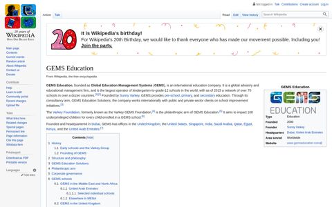 GEMS Education - Wikipedia