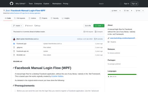 jfoot/Facebook-Manual-Login-Flow-WPF - GitHub