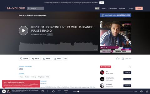 KIZZLE DANGERZONE LIVE PA WITH DJ DANGE ... - Mixcloud