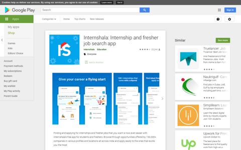 Internshala: Internship and fresher job search app - Apps on ...