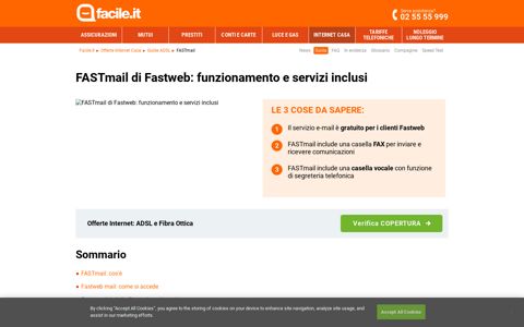FASTmail di Fastweb: funzionamento e servizi inclusi - Facile.it