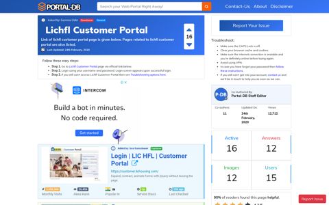 Lichfl Customer Portal