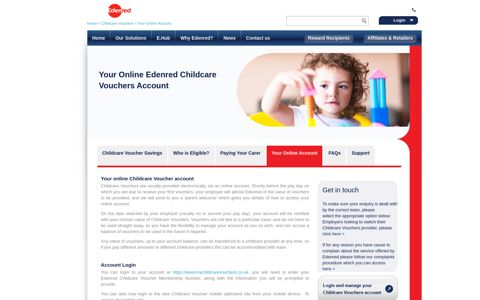 How your Online Edenred Childcare Vouchers Account works