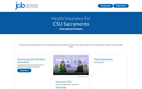 Health Insurance For CSU Sacramento International Students