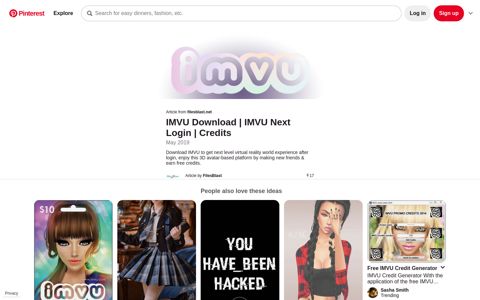IMVU Download | Login | Credits | Imvu, Imvu cheats ...