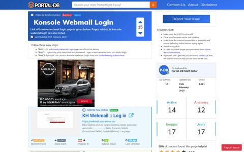 Konsole Webmail Login - Portal-DB.live