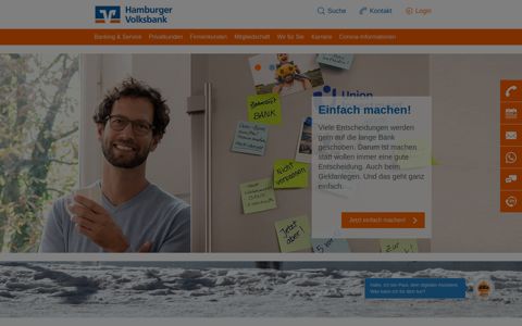 Herzlich willkommen - Hamburger Volksbank eG