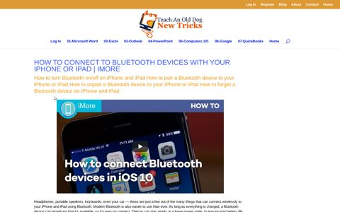How to connect to Bluetooth devices with your iPhone or iPad ...