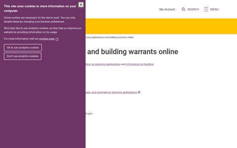 Planning applications and building warrants online – The City ...