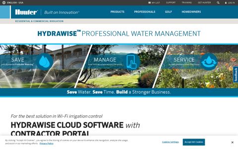Hydrawise Professional Water Management | Hunter Industries