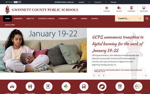Gwinnett County School District / Homepage