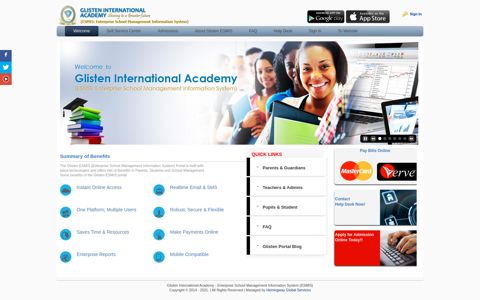 Glisten International Academy: Welcome
