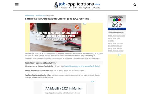 Family Dollar Application, Jobs & Careers Online