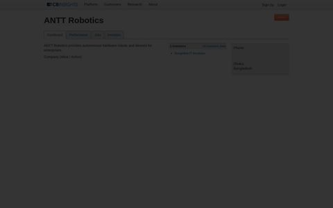 ANTT Robotics - CB Insights