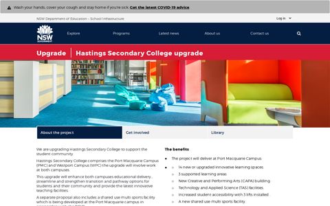 Hastings Secondary College upgrade