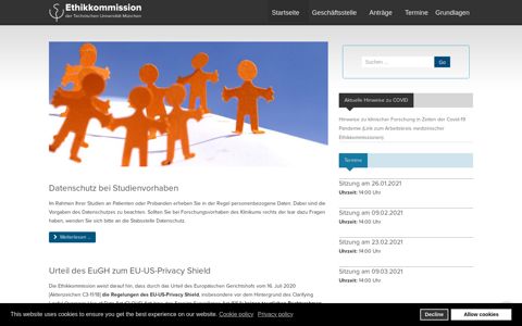 Ethikkommission der TU München - Startseite