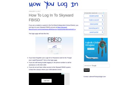 How To Log In To Skyward FBISD