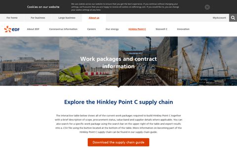 Explore the Hinkley Point C supply chain - Work packages ...