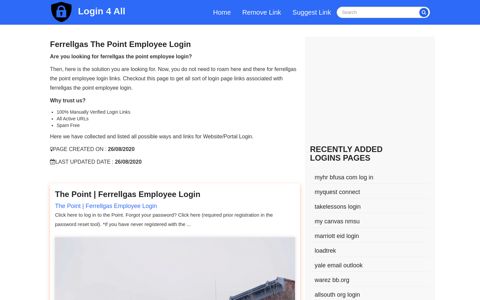 ferrellgas the point employee login - Official Login Page [100 ...