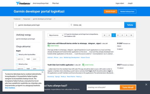 Garmin developer portal login Kazi, Uaijiri | Freelancer