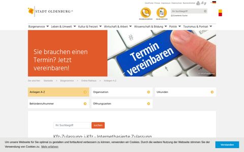 Kfz-Zulassung: i-Kfz - Internetbasierte Zulassung - Stadt ...