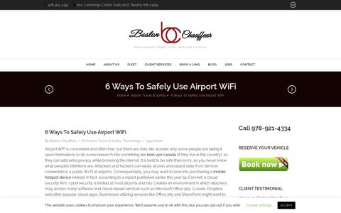 6 Ways To Safely Use Airport WiFi | Boston Chauffeur