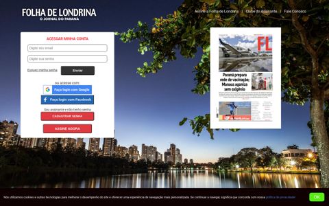conta - Folha de Londrina