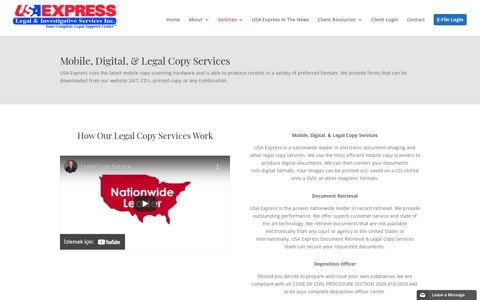 Legal Copy Services - USA Express | USA Express Legal ...